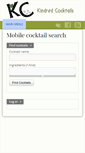 Mobile Screenshot of kindredcocktails.com
